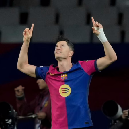 100. Tor in Champions League: Barca siegt dank Lewandowski 